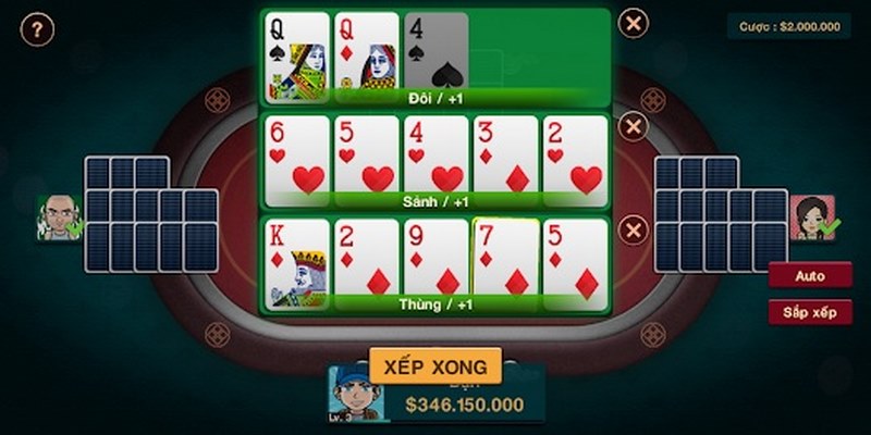 Trường hợp đặc biệt trong game bài Mậu binh Onbet