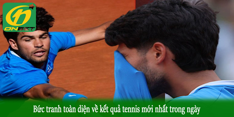 Bức tranh toàn diện về kết quả tennis mới nhất trong ngày