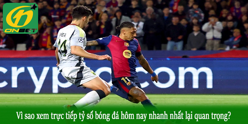 Vì sao xem trực tiếp tỷ số bóng đá hôm nay nhanh nhất lại quan trọng?